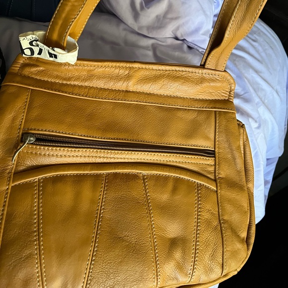 New brown-beige bag never used so many compartments - Picture 3 of 8